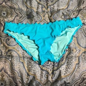 Victoria Secret Ruffle Bikini Bottom w Ruched Back